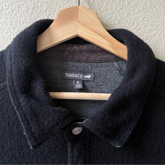 Toad&Co Men's Black Kennicott Shirt Jacket - Picture 6 of 16